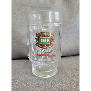 Vintage DAB (Dortmunder Actien Brauerei) Pilsner Beer Pint Glass / Mug / Stein